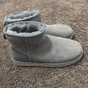 Grey Mini Ugg Boots